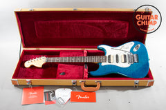2018 Fender Japan MIJ Michiya Haruhata Stratocaster Caribbean Blue Transparent Tweed HSC
