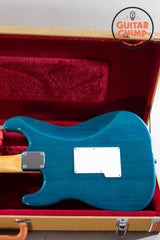 2018 Fender Japan MIJ Michiya Haruhata Stratocaster Caribbean Blue Transparent Tweed HSC
