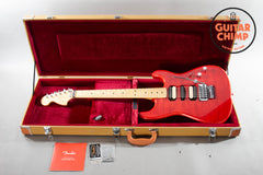 2020 Fender Japan MIJ Michiya Haruhata Stratocaster Trans Pink Flame Top Tweed HSC