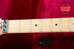 2020 Fender Japan MIJ Michiya Haruhata Stratocaster Trans Pink Flame Top Tweed HSC