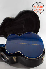 2015 Gibson Custom Shop Early 60s SJ-200 Trans Blue OHSC Rare Bozeman LR Baggs