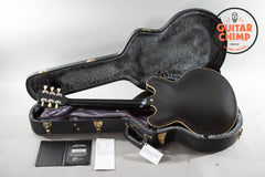 2010 Gibson Memphis ES-335 Dot Satin Trans Black OHSC COA ’57 Classics 7lb 14oz