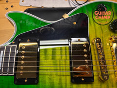 2023 Gibson Custom Shop Les Paul Custom Figured Iguana Burst M2M Long Tenon OHSC COA