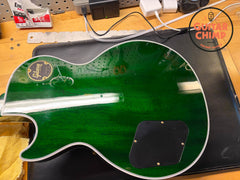 2023 Gibson Custom Shop Les Paul Custom Figured Iguana Burst M2M Long Tenon OHSC COA