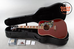 2024 Gibson Hummingbird Standard Wine Red OHSC LR Baggs 9.5/10