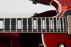 2010 Gibson Custom Shop Les Paul Custom Figured Top Trans Red OHSC COA Ebony