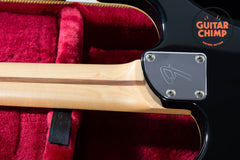 2019 Fender Japan MIJ Modern Stratocaster HH Black Tweed HSC Matching Headstock