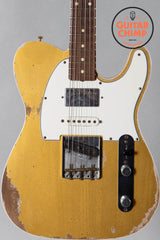2016 Fender Custom Shop 60s Telecaster Custom HSS Heavy Relic Faded Aztec Gold
