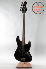 2006 Fender Aerodyne Jazz Bass Black w/ Matching Headstock – Japan