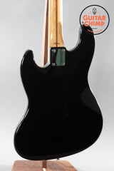 2006 Fender Aerodyne Jazz Bass Black w/ Matching Headstock – Japan