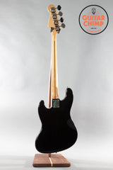 2006 Fender Aerodyne Jazz Bass Black w/ Matching Headstock – Japan