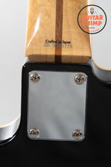 2006 Fender Aerodyne Jazz Bass Black w/ Matching Headstock – Japan