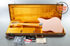 2008 Fender American Vintage AVRI ’62 Thin Skin Jazzmaster Shell Pink Matching Headstock OHSC COA