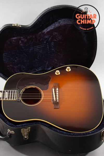 2002 Gibson 1964 J-160E Vintage Sunburst OHSC | Guitar Chimp