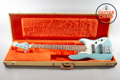 1997 Fender Roscoe Beck V 5-String Bass Teal Green Metallic OHSC