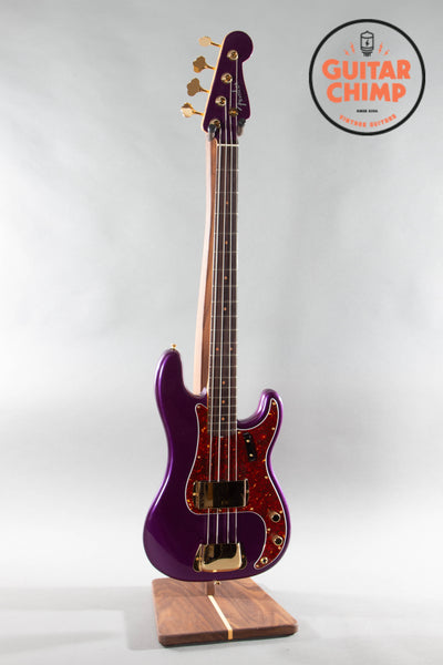 2018 Fender Limited Edition Midnight Hour Precision P Bass Purple