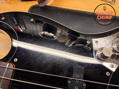 2012 Fender Japan MIJ Aerodyne Jazz Bass Black Rare JJ Config