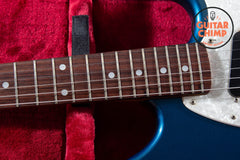 1999 Fender MIJ Japan MG-69 Mustang ’69 Reissue Competition Lake Placid Blue Tweed HSC