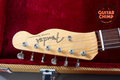 2022 Fender Japan MIJ Heritage 60s Telecaster Custom Sunburst Nitro Double Bound Tweed HSC
