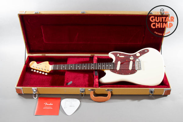 2022 Fender MIJ Japan Char Signature Mustang Olympic White Tweed