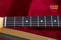 2022 Fender MIJ Japan Char Signature Mustang Olympic White Tweed HSC
