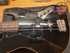 2006 Fender Aerodyne Jazz Bass Black w/ Matching Headstock – Japan