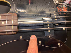 2006 Fender Aerodyne Jazz Bass Black w/ Matching Headstock – Japan