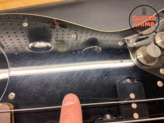 2006 Fender Aerodyne Jazz Bass Black w/ Matching Headstock – Japan