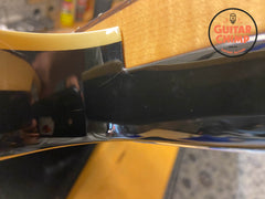 2006 Fender Aerodyne Jazz Bass Black w/ Matching Headstock – Japan