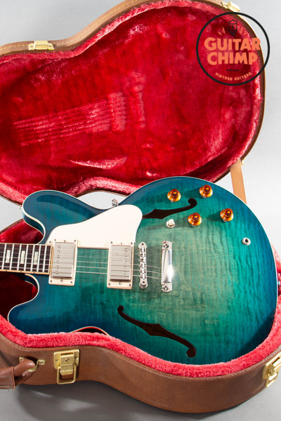 2017 Gibson ES-335 Figured Aquamarine OHSC | Guitar Chimp
