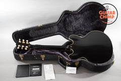2012 Gibson Custom Shop ES-355 Ebony Black VOS Bigsby OHSC COA
