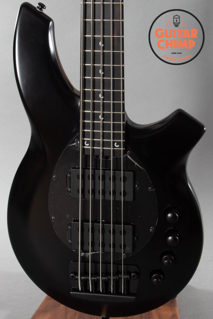 2016 Ernie Ball Music Man BONGO 5 HH Stealth Black