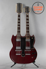 2001 Gibson EDS-1275 Sg Double Neck Electric Guitar Cherry