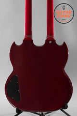 2001 Gibson EDS-1275 Sg Double Neck Electric Guitar Cherry