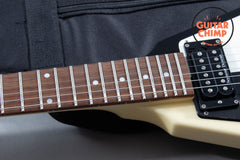 2011 ESP Edwards E-FV-125WB Michael Schenker Signature Flying V Black White