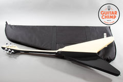 2011 ESP Edwards E-FV-125WB Michael Schenker Signature Flying V Black White