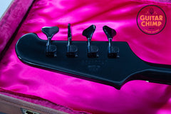 1997 Gibson Thunderbird IV Ebony Black OHSC Ebony Board