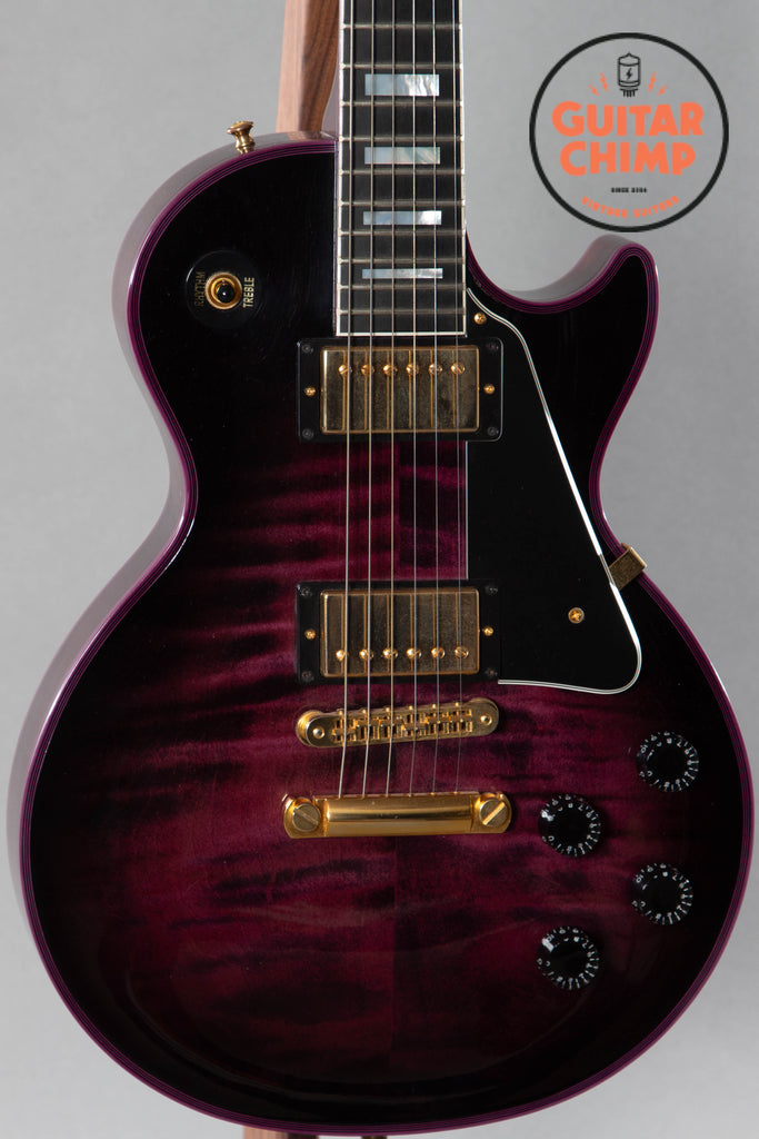 2016 Gibson Custom Shop Les Paul Custom F Purple Widow