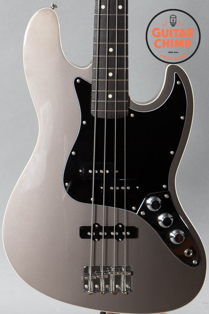 2017 Fender Japan AJB Aerodyne Jazz Bass Dolphin Gray