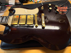 2006 Gibson Custom Shop SG Custom 3-Pickup Wine Red Sparkle OHSC Rare