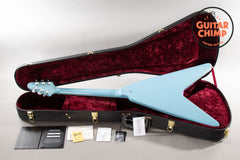 2023 Gibson Custom Shop Limited Run 70s Flying V VOS Maui Blue OHSC COA