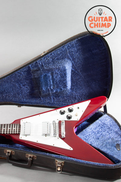 1978 Greco FV600 Flying V '67 Reissue Wine Red FujiGen Maxon w