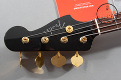 2025 Fender MIJ Japan Traditional 60s Precision P Bass Black Pearl Matching Headstock Gig Bag