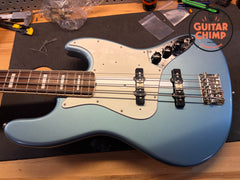 2025 Fender Japan MIJ FSR Traditional Late '60s Jazz Bass Ice Blue Metallic Matching Headstock
