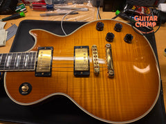 1997 Gibson Les Paul Custom Plus Honeyburst Flame Top Good Wood Era OHSC