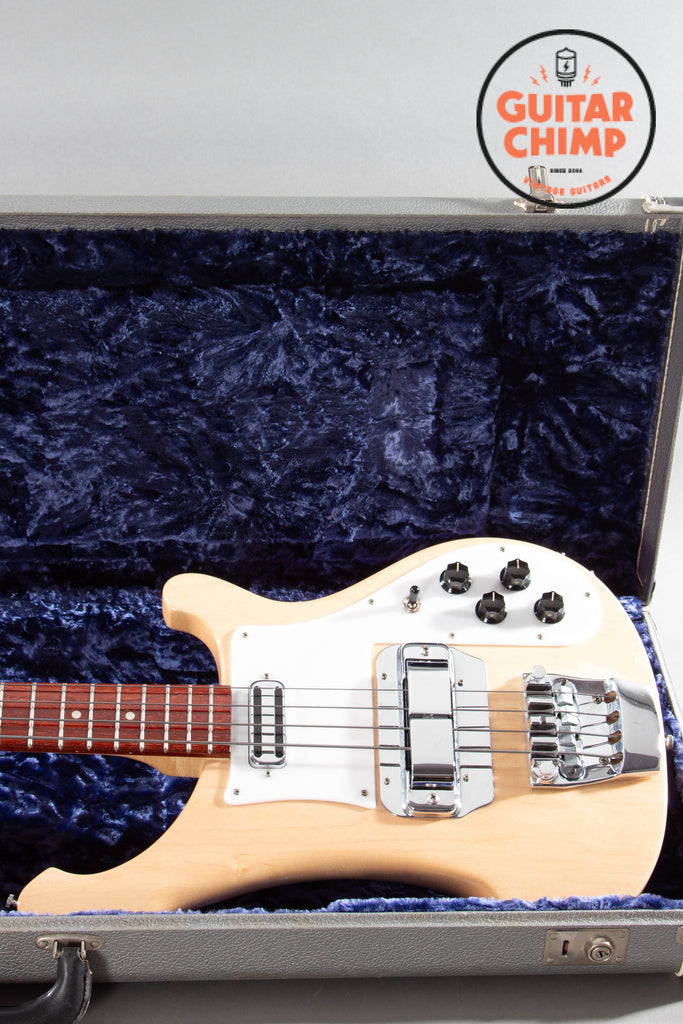 1997 Rickenbacker 4001v63 Mapleglo | Toaster & Horseshoe Pickups | OHSC | Excellent Condition