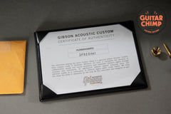 2022 Gibson Custom Shop Hummingbird Ebony Black