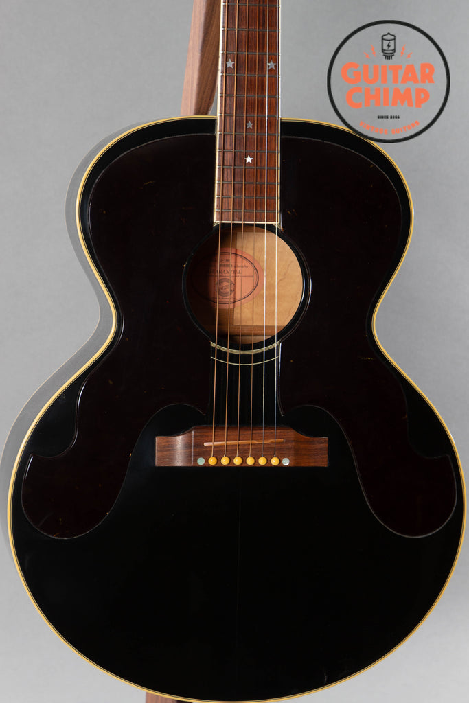 2002 Gibson J-180 Acoustic Guitar Ebony