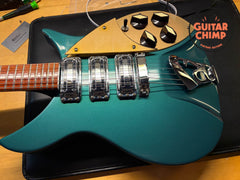 1997 Rickenbacker 325V59 Turquoise Rare Factory Color R Tailpiece OHSC