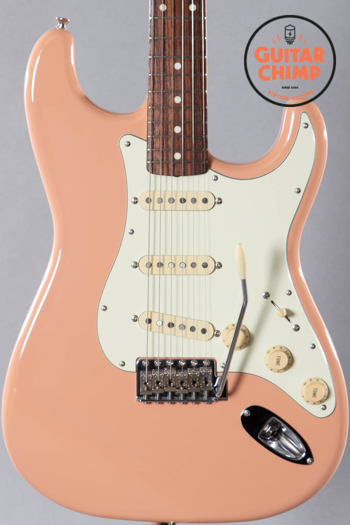 2010 Fender Japan ST62-TX ’62 Reissue Stratocaster Shell Pink Texas Special Pickups